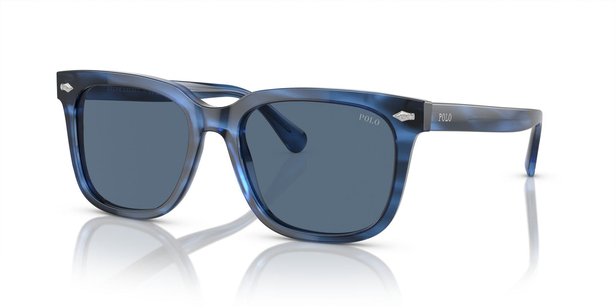 Polo 0PH4210 613980 55 Shiny Striped Blue / Blue 55 / Polyamide Bio / Acetate / Acetate