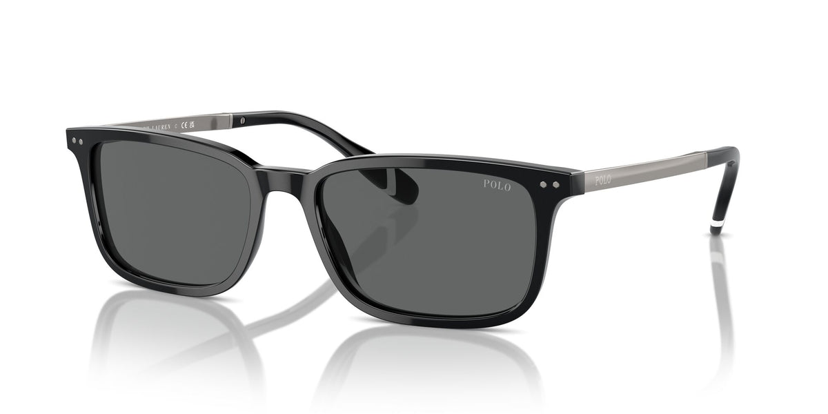 Polo 0PH4212 500187 55 Shiny Black / Dark Grey