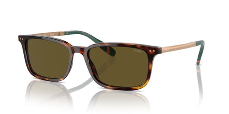 Polo 0PH4212 613773 57 Shiny Brown Tortoise / Olive Green