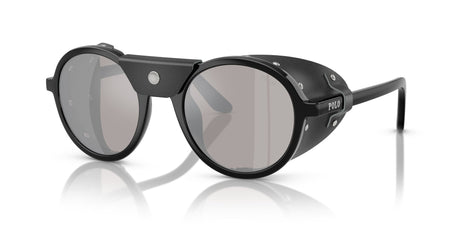 Polo 0PH4216QU 50016G 52 Shiny Black / Light Grey Mirror Silver
