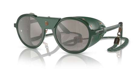 Polo 0PH4216QU 5596Z6 52 Shiny Green / Light Grey Mirror Silver
