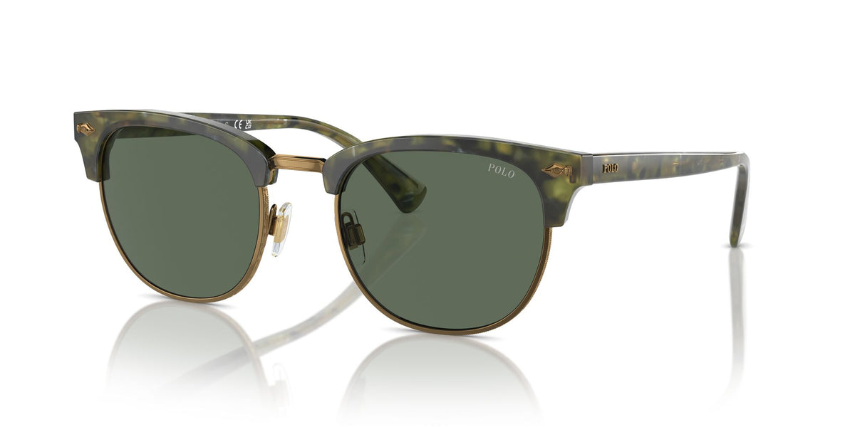 Polo 0PH4217 543671 53 Shiny Green Havana / Bottle Green