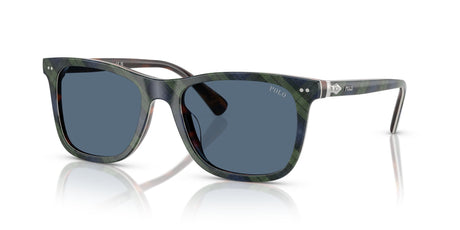 Polo 0PH4220U 562180 55 Shiny Tartan Blue/Green / Dark Blue