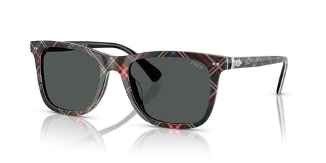 Polo 0PH4220U 620287 55 Shiny Tartan Red / Dark Grey