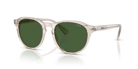 Polo 0PH4221 611771 52 Shiny Transparent Light Taupe / Bottle Green