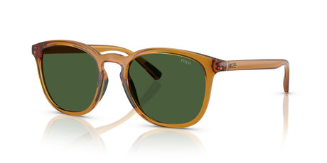Polo 0PH4222U 620971 52 Shiny Transparent Honey Brown / Bottle Green