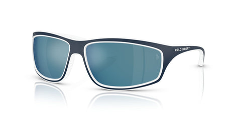Polo 0PH4227U 547155 66 Matte White/Blue / Grey Mirror Blue