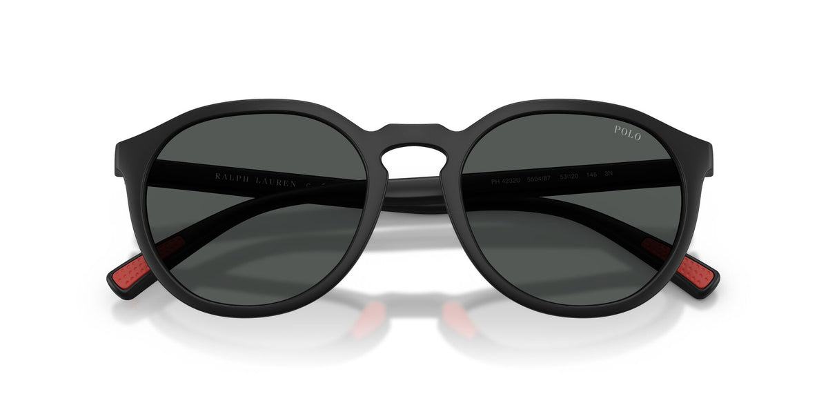 Polo Ralph Lauren 0PH4232U 550487 53 Matte Black/ Dark Grey