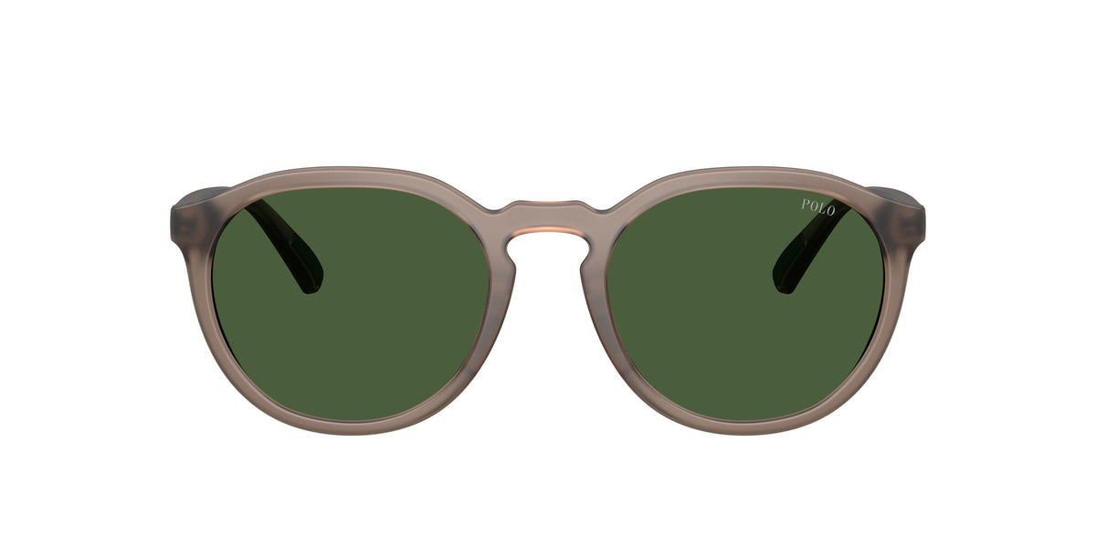 Polo Ralph Lauren 0PH4232U 631371 53 Matte Transparent Brown/ Bottle Green