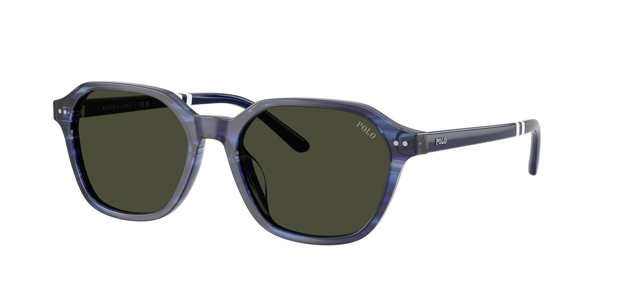 Polo Ralph Lauren 0PH4234U 631487 54 Shiny Striped Blue/ Dark Grey
