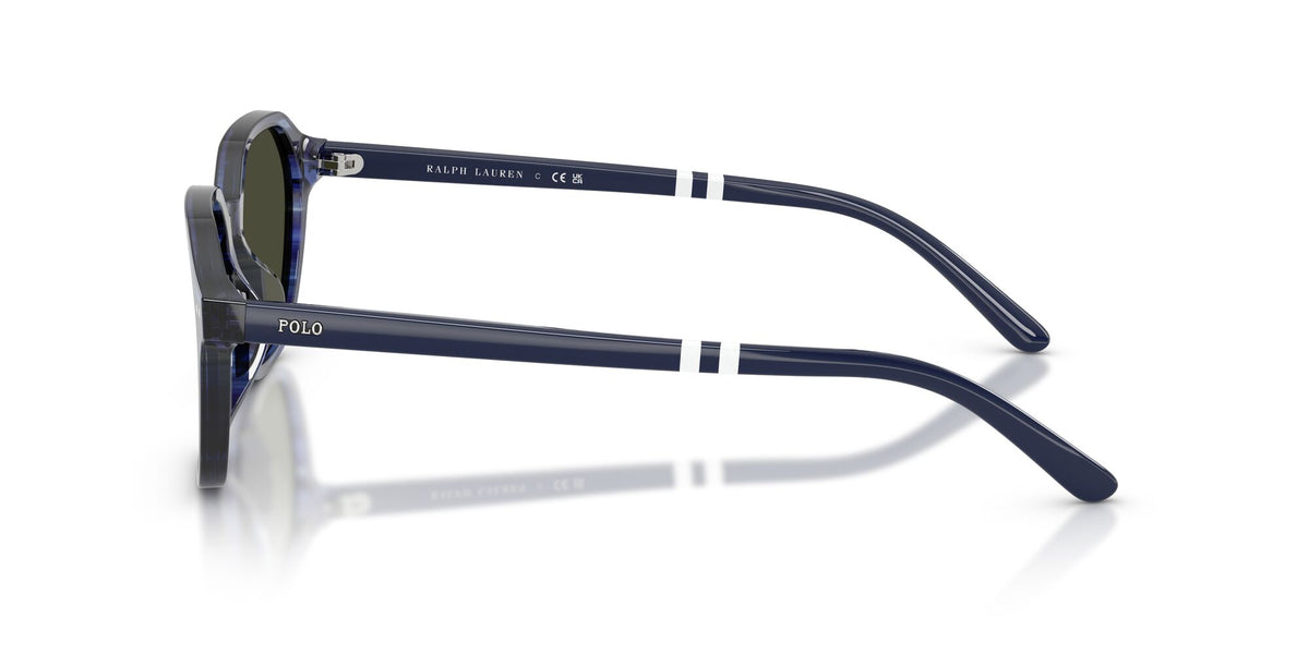 Polo Ralph Lauren 0PH4234U 631487 54 Shiny Striped Blue/ Dark Grey