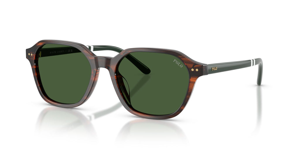 Polo Ralph Lauren 0PH4234U 631571 54 Shiny Striped Brown/ Bottle Green
