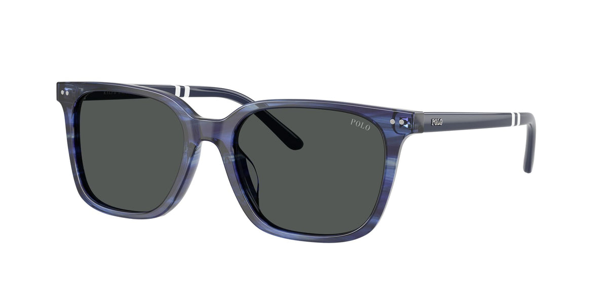 Polo Ralph Lauren 0PH4235U 631487 54 Shiny Striped Blue/ Dark Grey