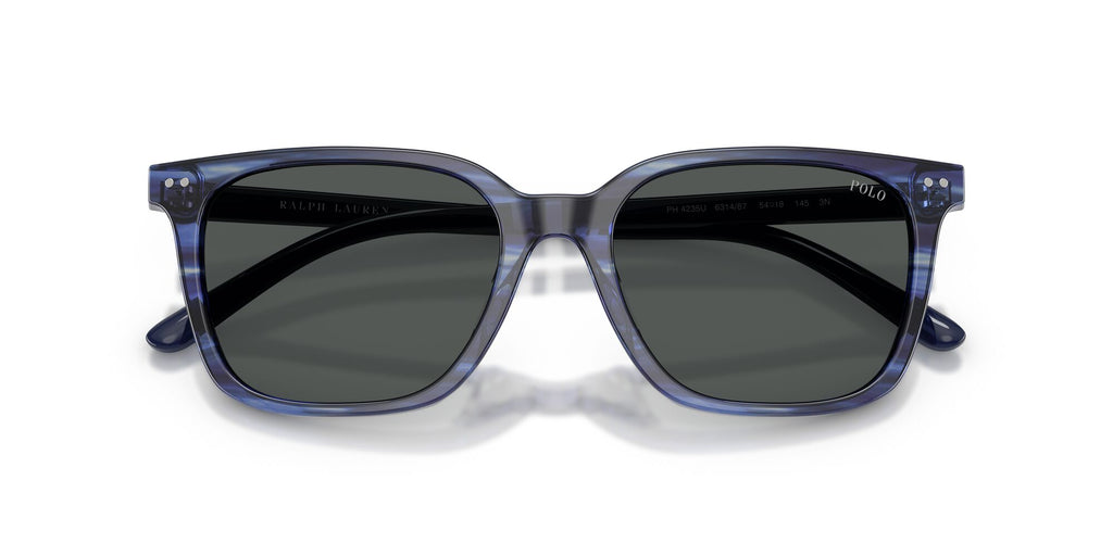 Polo Ralph Lauren 0PH4235U 631487 54 Shiny Striped Blue/ Dark Grey