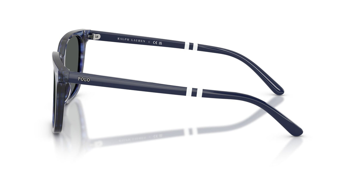 Polo Ralph Lauren 0PH4235U 631487 54 Shiny Striped Blue/ Dark Grey