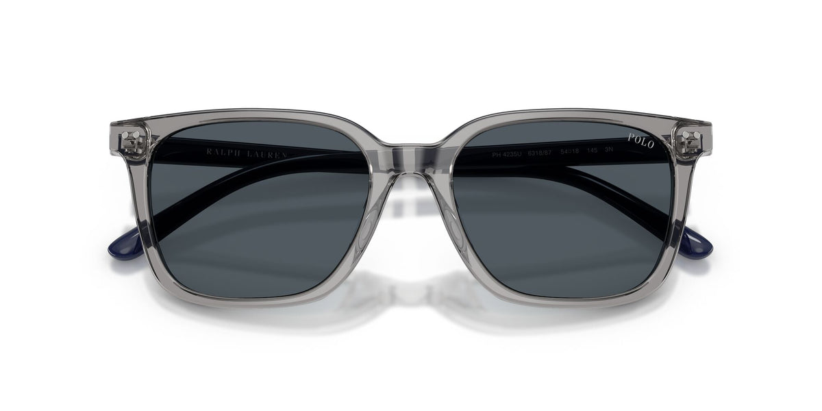 Polo Ralph Lauren 0PH4235U 631887 54 Shiny Transparent Grey/ Bottle Green