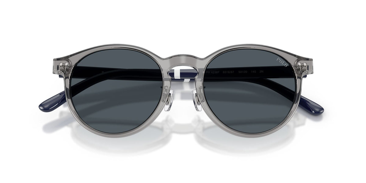 Polo Ralph Lauren 0PH4236F 631887 50 Shiny Transparent Grey/ Bottle Green