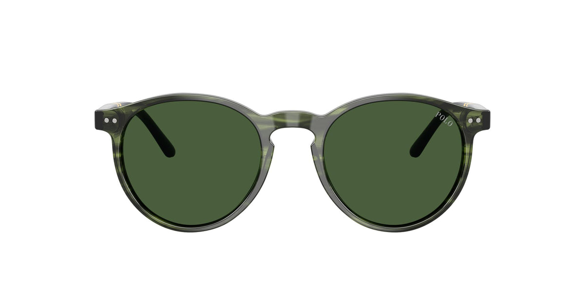 Polo Ralph Lauren 0PH4236 631671 50 Striped Green Havana/ Bottle Green