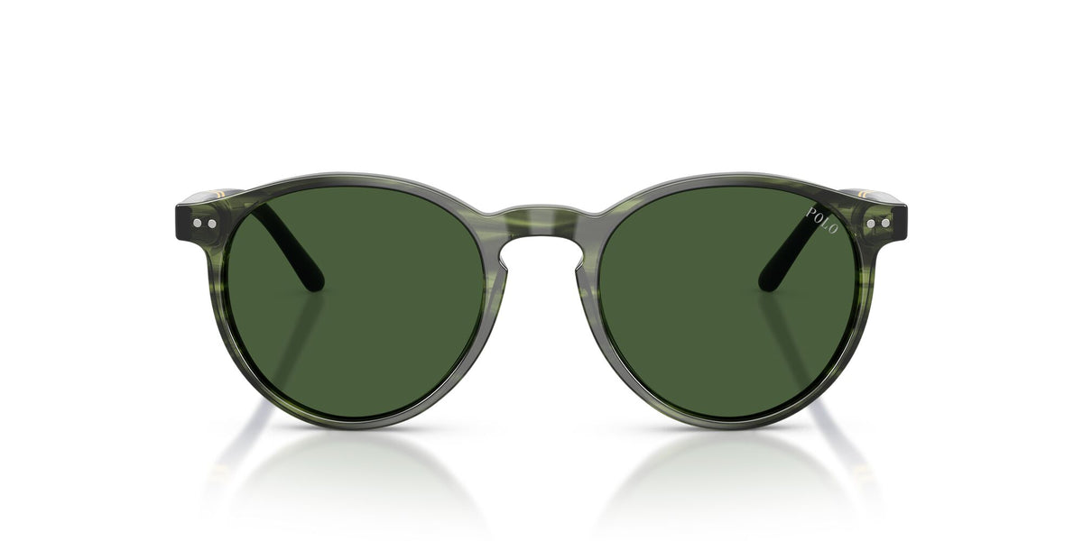 Polo Ralph Lauren 0PH4236 631671 50 Striped Green Havana/ Bottle Green