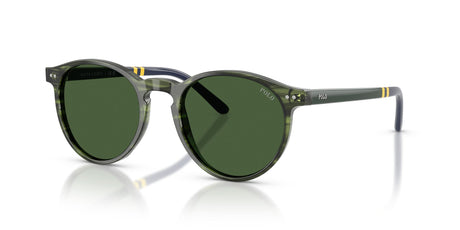 Polo Ralph Lauren 0PH4236 631671 50 Striped Green Havana/ Bottle Green