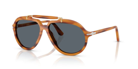 Persol 0PO0202S 960/R5 57 Striped Brown/ Blue