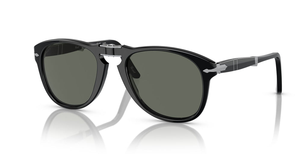 Persol 0PO0714 95/58 54 Black/ Green Polarized