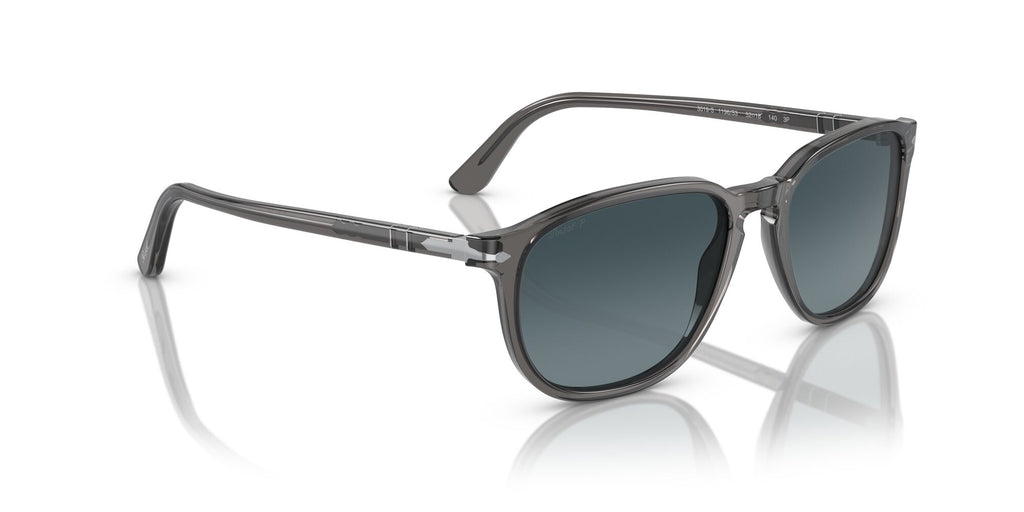 Persol 0PO3019S 1196S3 52 Transparent Grey/ Light Blue Gradient Dark Blue Polar