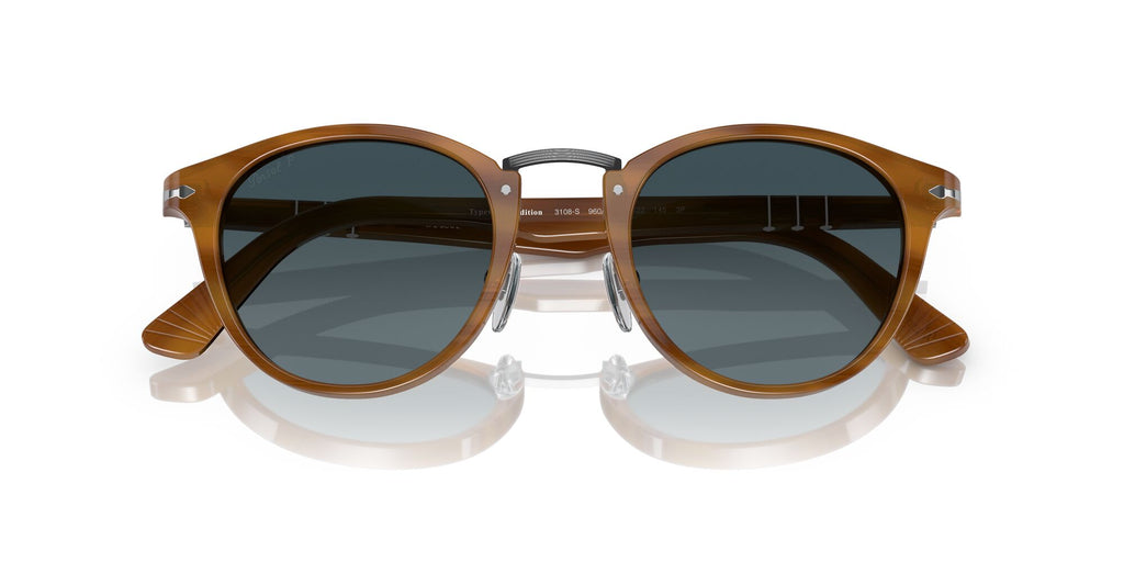 Persol 0PO3108S 960/S3 49 Striped Brown/ Blue