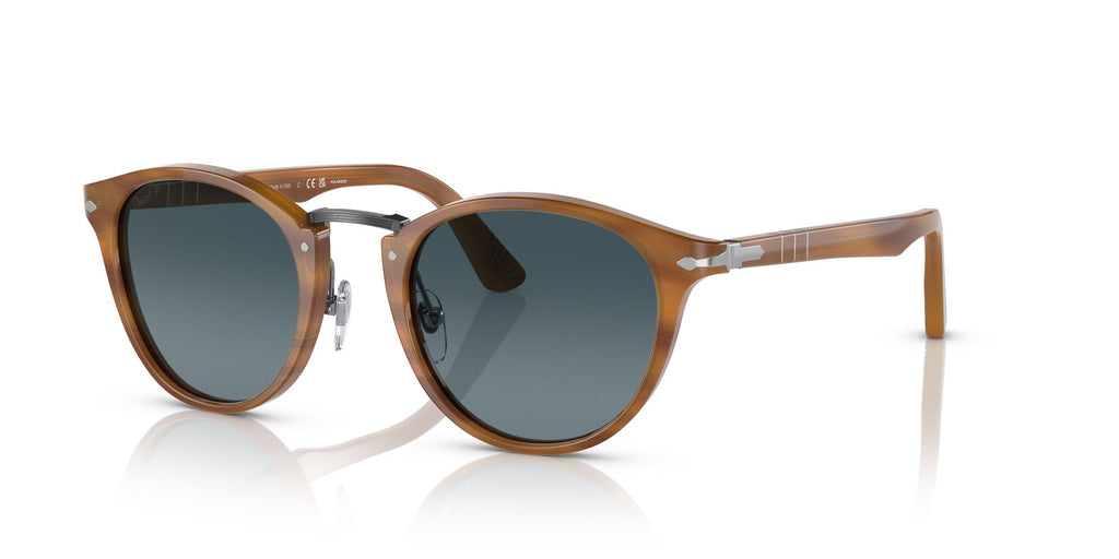 Persol 0PO3108S 960/S3 49 Striped Brown/ Blue