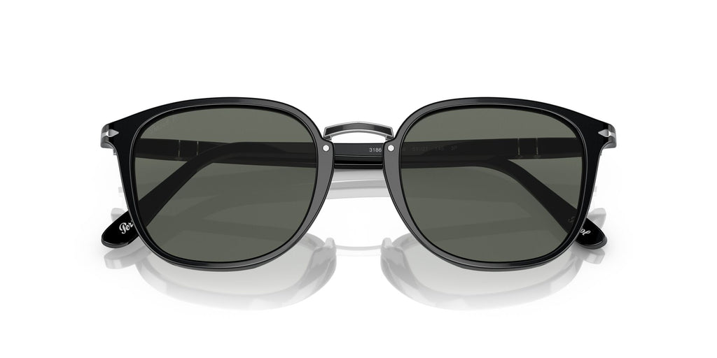 Persol 0PO3186S 95/58 53 Black/ Green Polarized