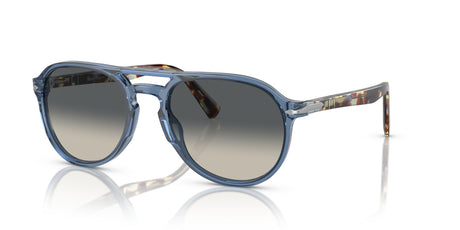Persol 0PO3235S 120271 55 Transparent Navy/ Light Grey Gradient Dark Grey