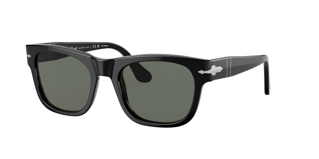 Persol 0PO3269S 95/58 52 Black/ Green Polarized