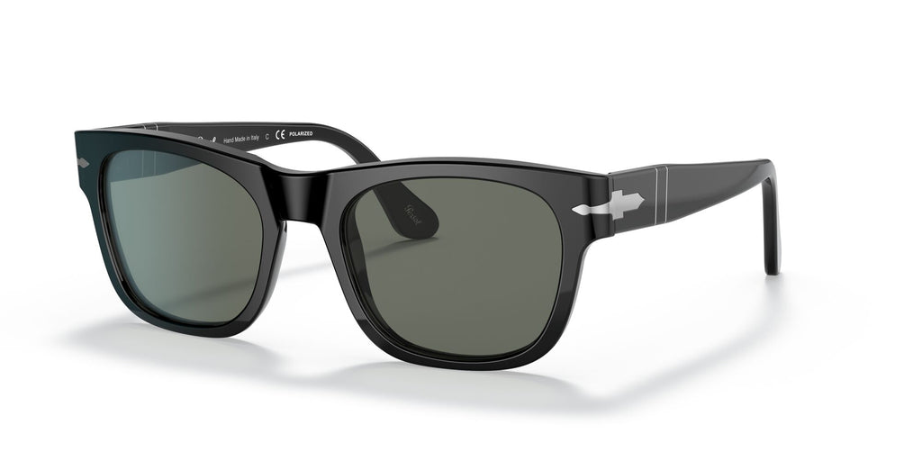 Persol 0PO3269S 95/58 52 Black/ Green Polarized