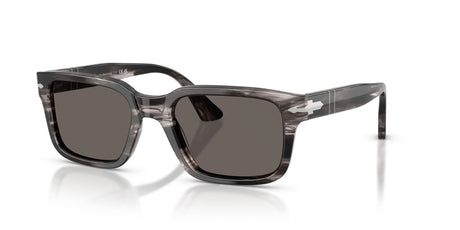 Persol 0PO3272S 1238B1 55 Striped Black & Grey/ Dark Grey