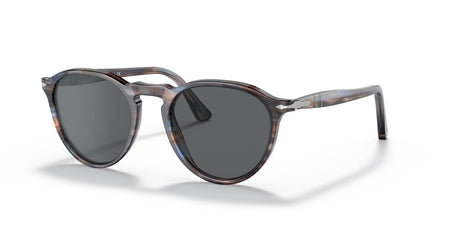 Persol 0PO3286S 1155B1 51 Striped Blue/ Dark Grey