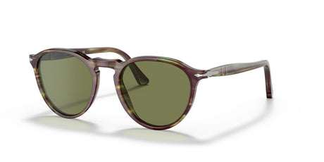 Persol 0PO3286S 11564E 53 Striped Green/ Light Green
