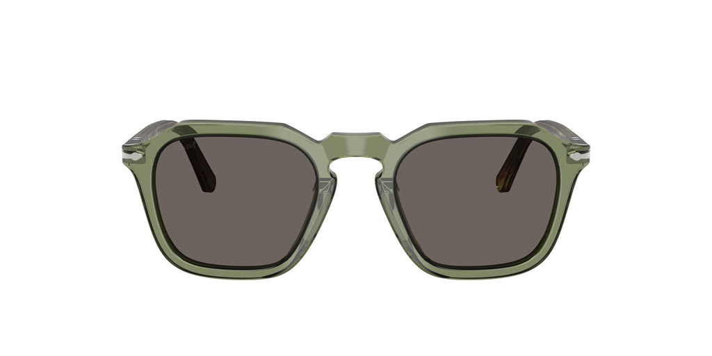 Persol 0PO3292S 1226B1 52 Transparent Green/ Dark Grey