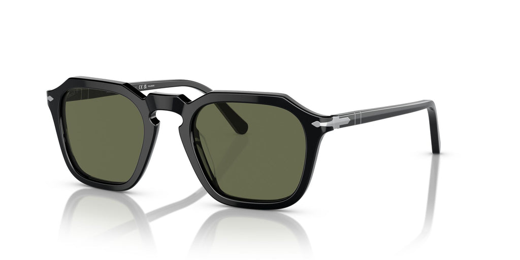 Persol 0PO3292S 95/58 52 Black/ Polarized Green