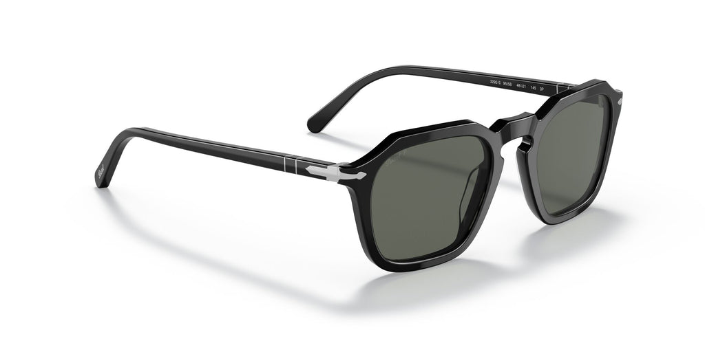 Persol 0PO3292S 95/58 52 Black/ Polarized Green