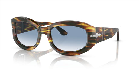 Persol 0PO3335S 938/3F 56 Brown-Yellow Tortoise/ Clear Gradient Blue