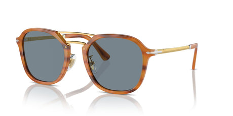 Persol 0PO3352S 960/56 55 Striped Brown/ Light Blue