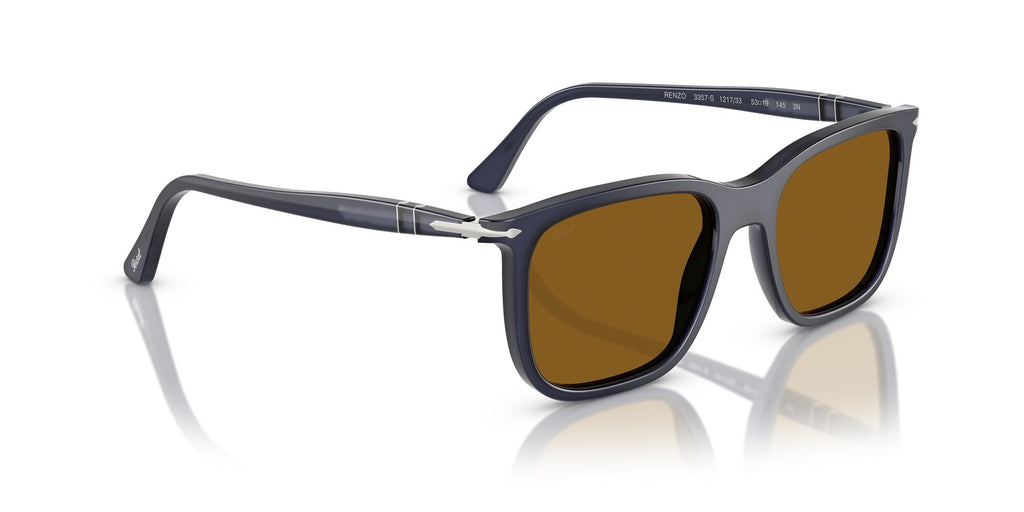 Persol 0PO3357S 121733 53 Milky Depths Blue/ Brown