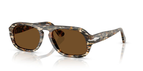 Persol 0PO3369S 122157 54 Amber Brown/Pirate Black/ Brown Polar