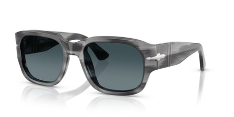Persol 0PO3380S 1192S3 52 Striped Grey/ Light Blue Gradient Dark Blue