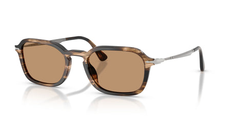 Persol 0PO3381S 123653 54 Striped Black & Greish Brown/ Brown