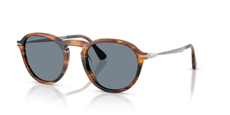 Persol 0PO3383S 123556 54 Striped Black & Brown/ Light Blue