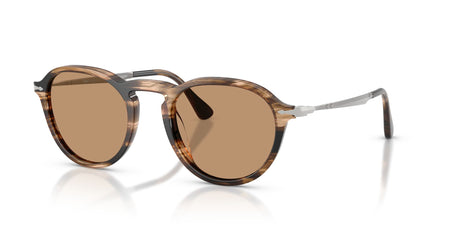 Persol 0PO3383S 123653 51 Striped Black & Greish Brown/ Brown