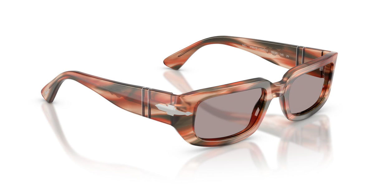 Persol Mel 0PO3385S 123353 53 Striped Red & Green/ Violet