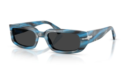 Persol Mel 0PO3385S 123448 53 Striped Blue And Grey/ Polar Black