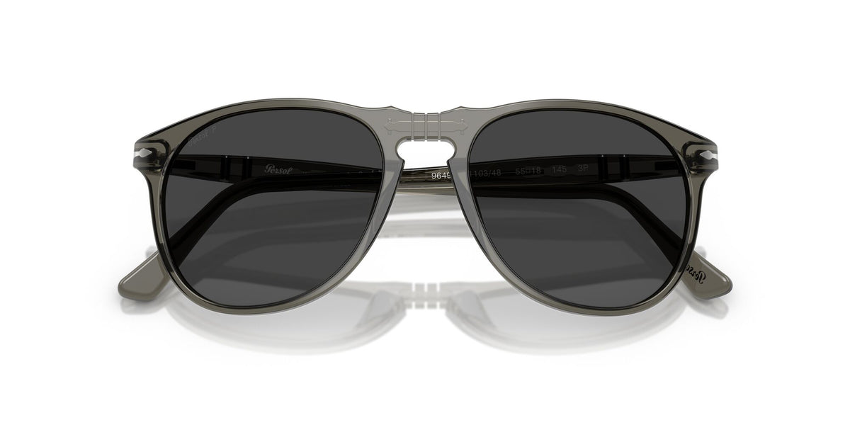 Persol 0PO9649S 110348 55 Smoke/ Polar Black